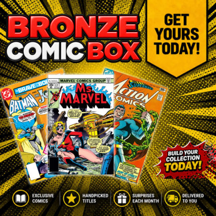 ‘Buy Now’ Bronze Age Mystery Comic Box
