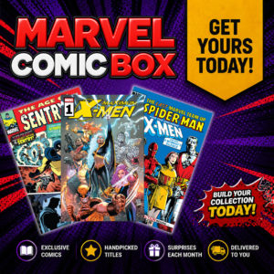 <b>'Buy Now' Marvel</b><p> Mystery Comic Box