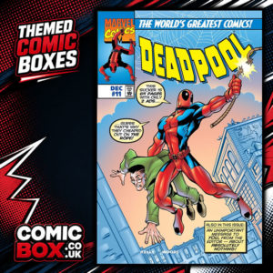 Deadpool Comic Box Mystery Pack rip-open comic pack from Comic Box UK