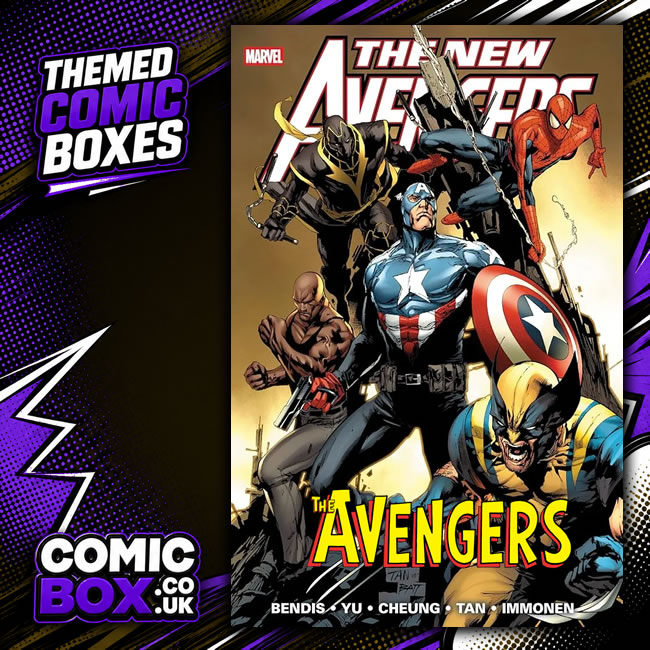Avengers Comic Box Mystery Pack rip-open comic pack from Comic Box UK