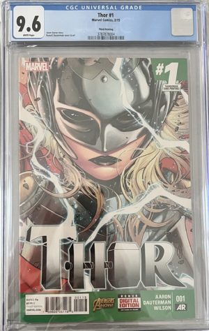 <b>CGC Graded [9.6] Marvel Thor #1</b><br><p style="font-size:10px">Very Rare Third Print</p>
