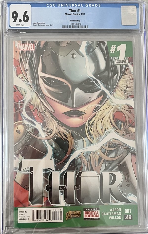 <b>CGC Graded [9.6] Marvel Thor #1</b><br><p style="font-size:10px">Very Rare Third Print</p>