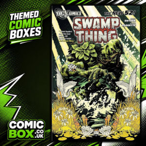 Swamp Thing Comic Box Mystery Pack rip-open comic pack from Comic Box UK