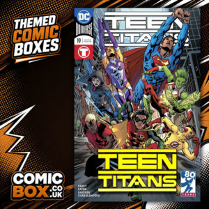 Titans Comic Box Mystery Pack rip-open comic pack from Comic Box UK