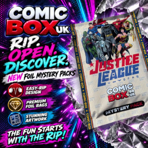Justice League RIP Pack containing 10 mystery comics
