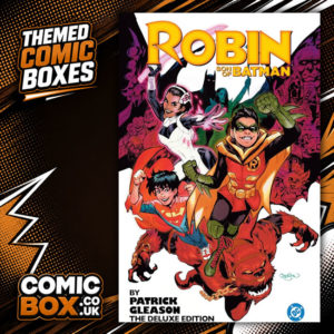 Robin Comic Box Mystery Pack rip-open comic pack from Comic Box UK