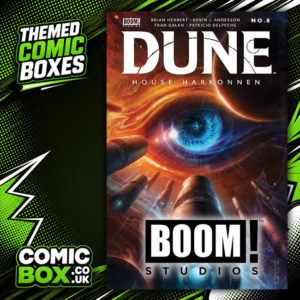 BOOM! Studios Comic Box Mystery Pack rip-open comic pack from Comic Box UK