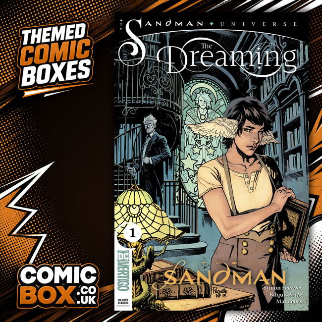 Sandman Comic Box Mystery Pack rip-open comic pack from Comic Box UK