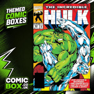 Hulk Comic Box Mystery Pack rip-open comic pack from Comic Box UK