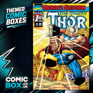 Thor Comic Box Mystery Pack rip-open comic pack from Comic Box UK