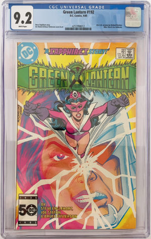 <b>CGC Graded [9.2] DC Green Lantern #192</b><br><p style="font-size:10px"> Origin of Star Sapphire</p>