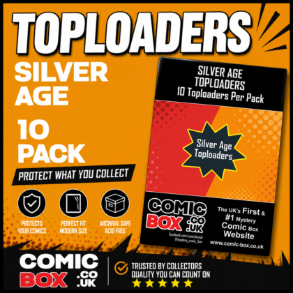 Silver Age Toploaders  10 per pack