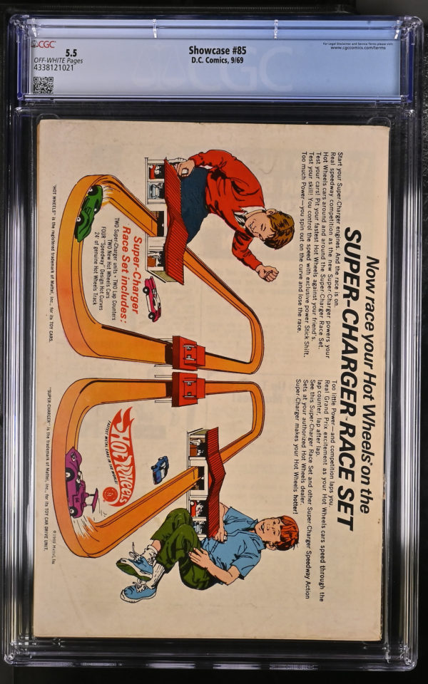<b>CGC Graded [5.5]<br> DC Showcase #85</b><br><p style="font-size:10px"> Double Cover 1969</p> - Image 2