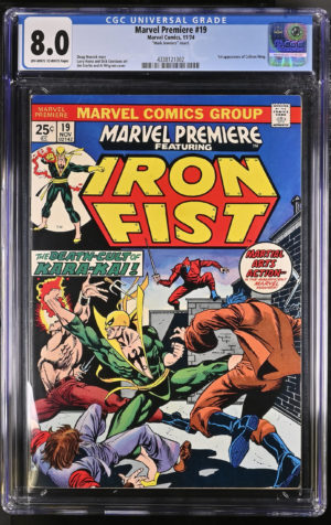 <b>CGC Graded [8.0] Marvel Premiere #19</b><br><p style="font-size:10px"> MJ Insert & 1st App Colleen Wing</p>