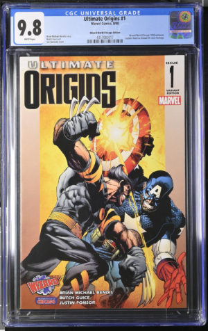 <b>CGC Graded [9.8] Marvel Ultimate Origins #1</b><br><p style="font-size:10px"> Wizard World Chicago</p>
