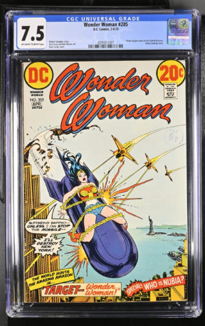 <b>CGC Graded [7.5] DC<br> Wonder Woman #205</b><br><p style="font-size:10px"> 1973 Nubia Story</p>