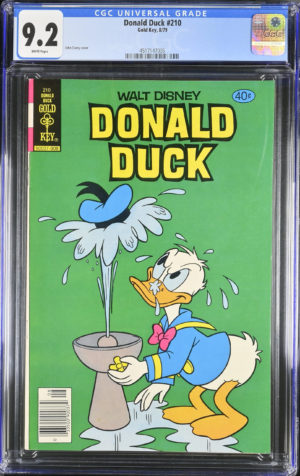 <b>CGC Graded [9.2] Gold Key<Br>Donald Duck #210</b><br><p style="font-size:10px"> Walt Disney</p>