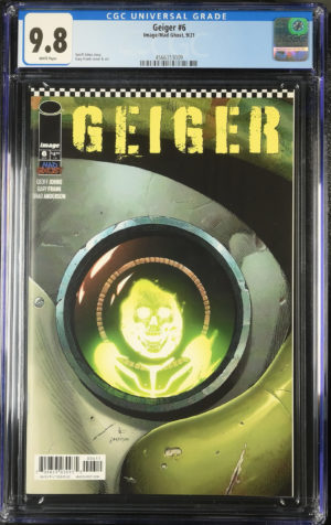<b>CGC Graded [9.8] Image<Br>Geiger #6</b><br><p style="font-size:10px"> 1st App Junkyard Joe</p>