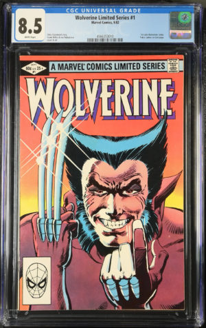 <b>CGC Graded [8.5] Marvel<Br>Wolverine #1</b><br><p style="font-size:10px"> 1982 Solo Title</p>