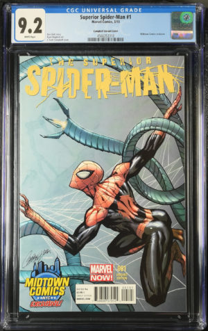 <b>CGC Graded [9.2] Marvel<Br>Spectacular Spider-Man #1</b><br><p style="font-size:10px"> Midtown Campbell Variant</p>