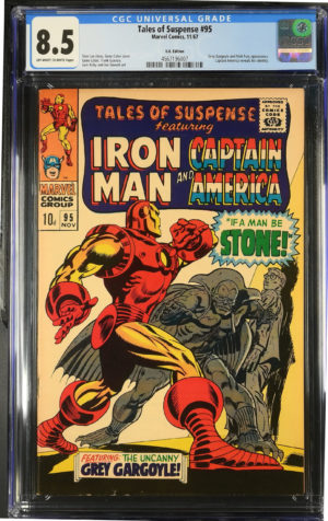 <b>CGC Graded [8.5] Marvel<Br>Tales of Suspense #95</b><br><p style="font-size:10px"> Silver Age High Grade</p>
