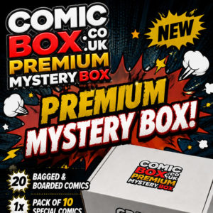 Premium Comic Box Mystery Pack rip-open comic pack from Comic Box UK