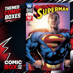 Superman Comic Box Mystery Pack rip-open comic pack from Comic Box UK