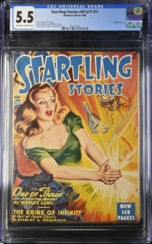 <b>CGC Graded [5.5] Standard<Br>Startling Stories #49</b><br><p style="font-size:10px"> 1948 Pulp</p>