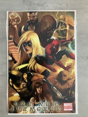 Marvel Comics The New Avengers #1 1:25 DJurdjevic Variant HOT 2010