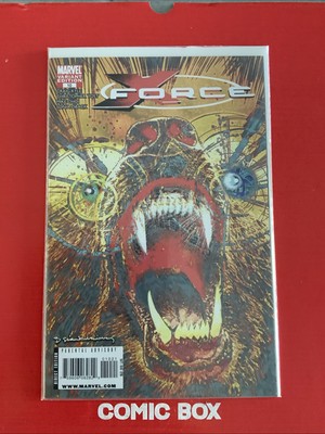 Marvel Comics X-Force #10 2009 1:10 Bill Sienkiewicz Variant
