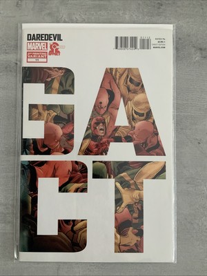 Marvel Comics Daredevil #11 Omega Effect 2nd Print Variant 2011