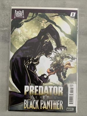 Marvel Comics Predator Versus Black Panther #1 1:25 Woods Variant 2024