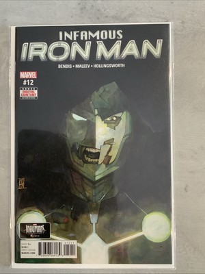 Marvel Comics Infamous Iron Man #12 Doom Cover KEY 2017