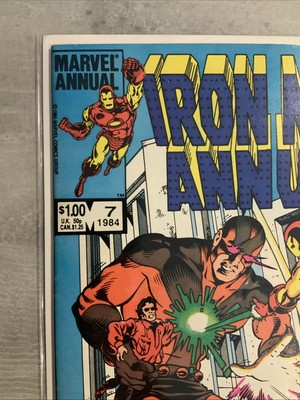 Marvel Comics Iron Man Annual #7 1984 Bronze Age - Image 2