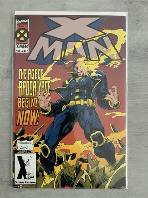 Marvel Comics X Man #1 Very Rare 2nd Print Variant KEY HOT 1995