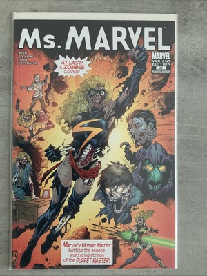 Marvel Comics Ms Marvel #20 Zombie Variant 2007