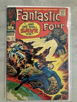 Marvel Comics Fantastic Four #62 1967 Silver Age 1st App Blastaar KEY