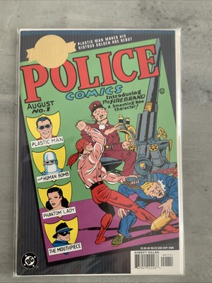 DC Comics Police Comics #1 2000 Millennium Edition 1st App Plastic Man