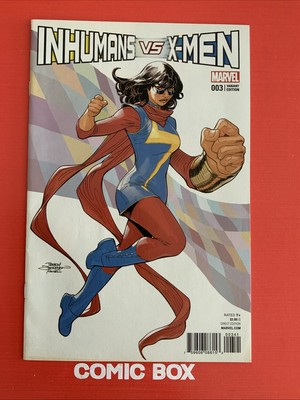 Marvel Comics Inhumans VS X-Men #3 2017 Dodson Ms Marvel Variant - Image 4