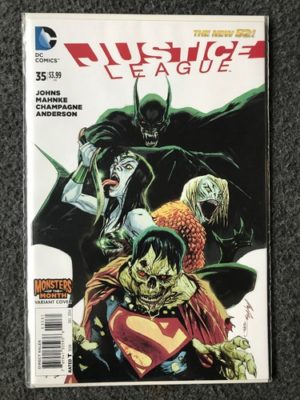 Dc Comics Justice  League Monsters Variant #35 Lovely Condition