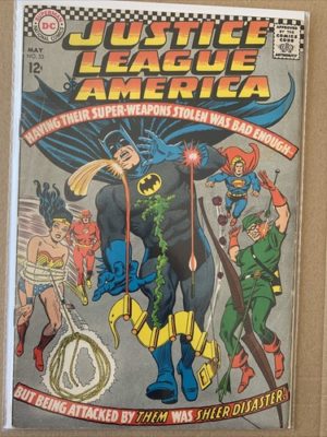 DC Comics Justice League of America #53 1967 Silver Age Solid Condition