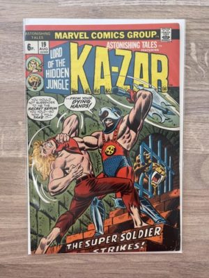 Marvel Comics Ka-zar #19 1973 Bronze Age Lovely Condition
