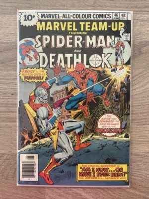 Marvel Comics Marvel Team Up Spider-Man And Deathlock #46 1976 Bronze Age