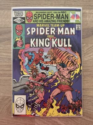 Marvel Comics Marvel Team Up Spider-Man And King Skull #112 1981 Bronze Age