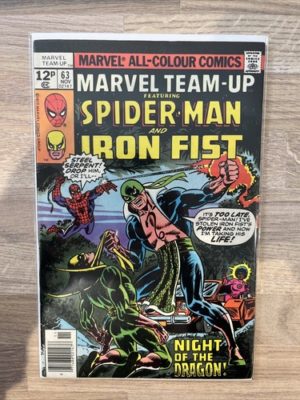 Marvel Comics Team Up Spider-Man And Iron Fist #63 1977 Bronze Age