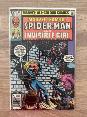 Marvel Comics Marvel Team Up Spider-Man And Invisible Girl #88 1979 Bronze Age
