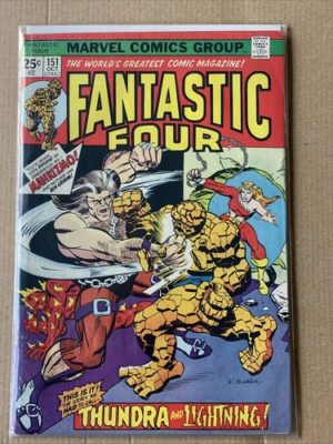 Marvel Comics Fantastic Four #151 Bronze Age Solid Condition