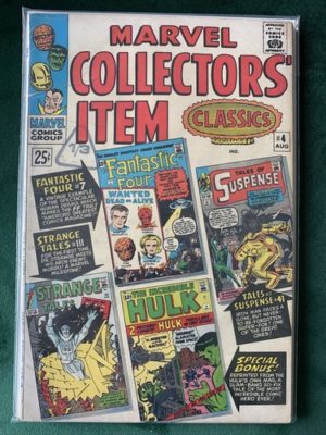 Marvel Comics Marvel Collectors Item #4 1966 Silver Age