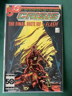 DC Comics Crisis On Infinite Earths #8 Death of Barry Allen Key 1985 Bronze Age