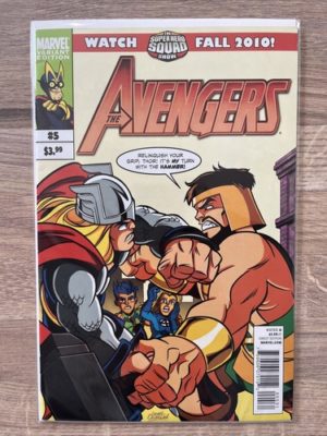 Marvel Comics The New Avengers #5 Incentive Super Hero Squad Variant 2010